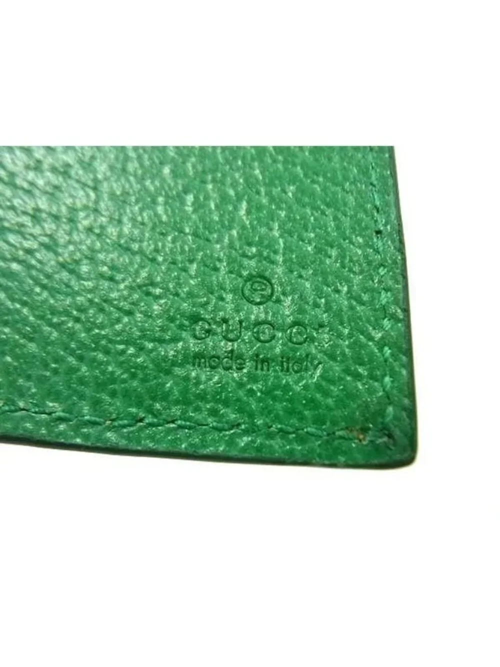 Gucci Bifold Wallet GG Supreme Brown Green Leather - Picture 5 of 5